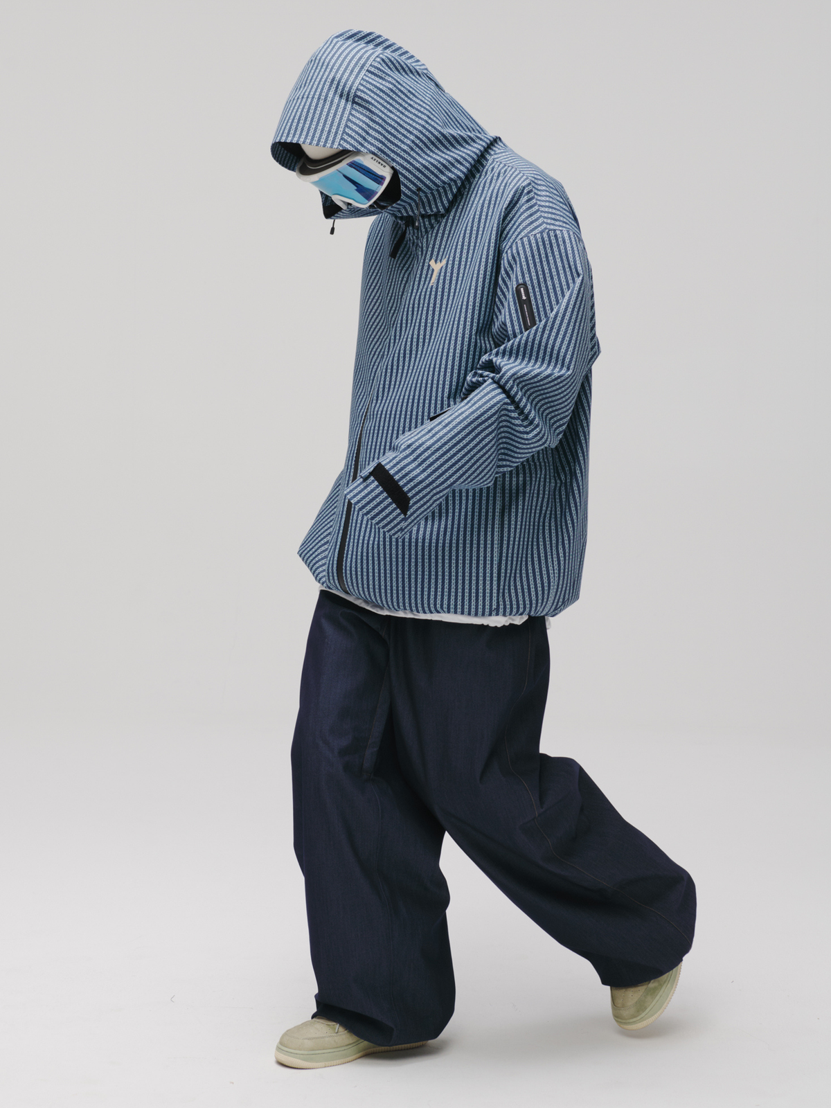 Winter Ticket Blue Motion 3L Baggy Freestyle Ski Jacket - Unisex