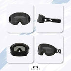 OAKLEY O-Frame 2.0 PRO M/L/S Ski Goggles For Men For Women OO7124, OO7125, OO7126 +BUNDLE with ACCESSORY EYEWEAR KIT