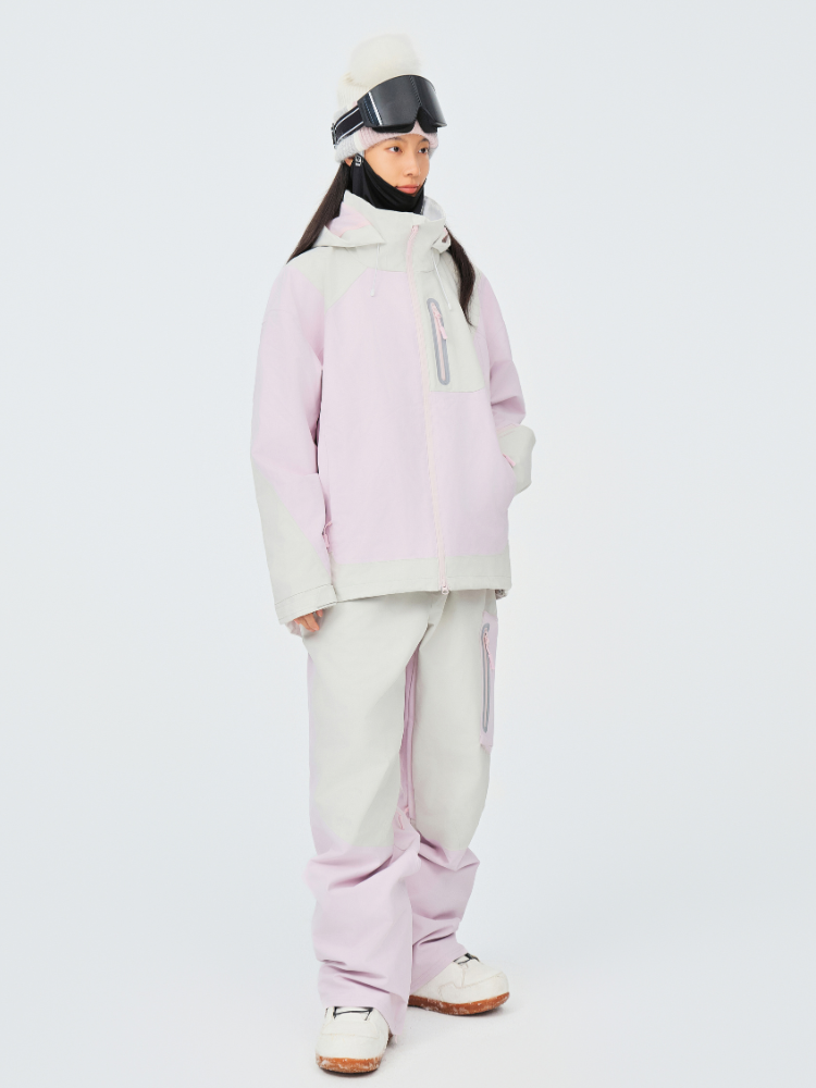 NIS 3L Pastel Colorblock Ski Jacket - Unisex