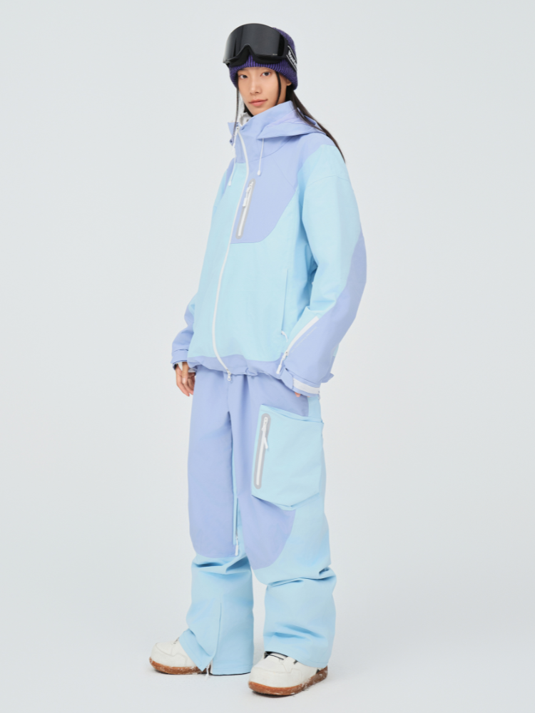 NIS 3L Pastel Colorblock Ski Jacket - Unisex