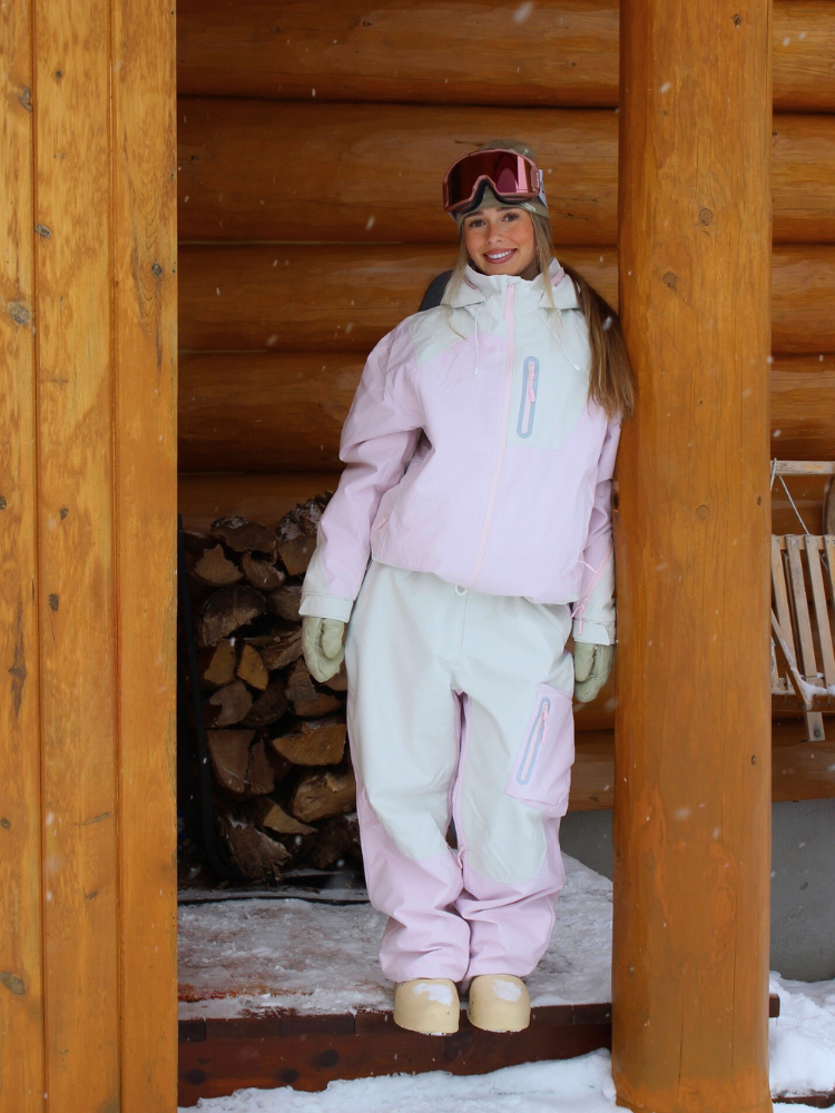 NIS 3L Pastel Colorblock Ski Jacket - Unisex