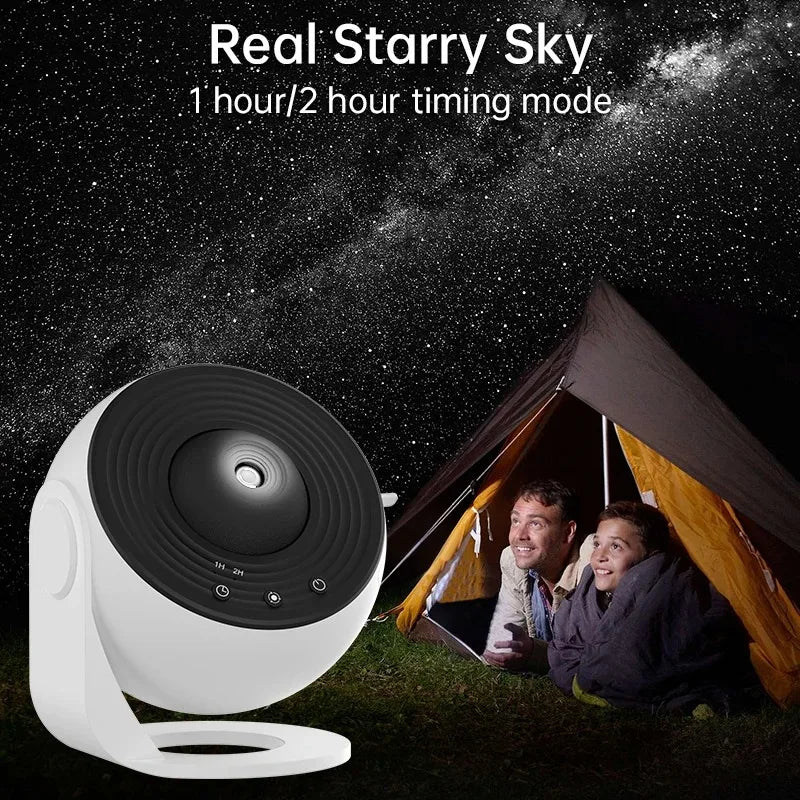 Starry Night Galaxy Projector Lamp